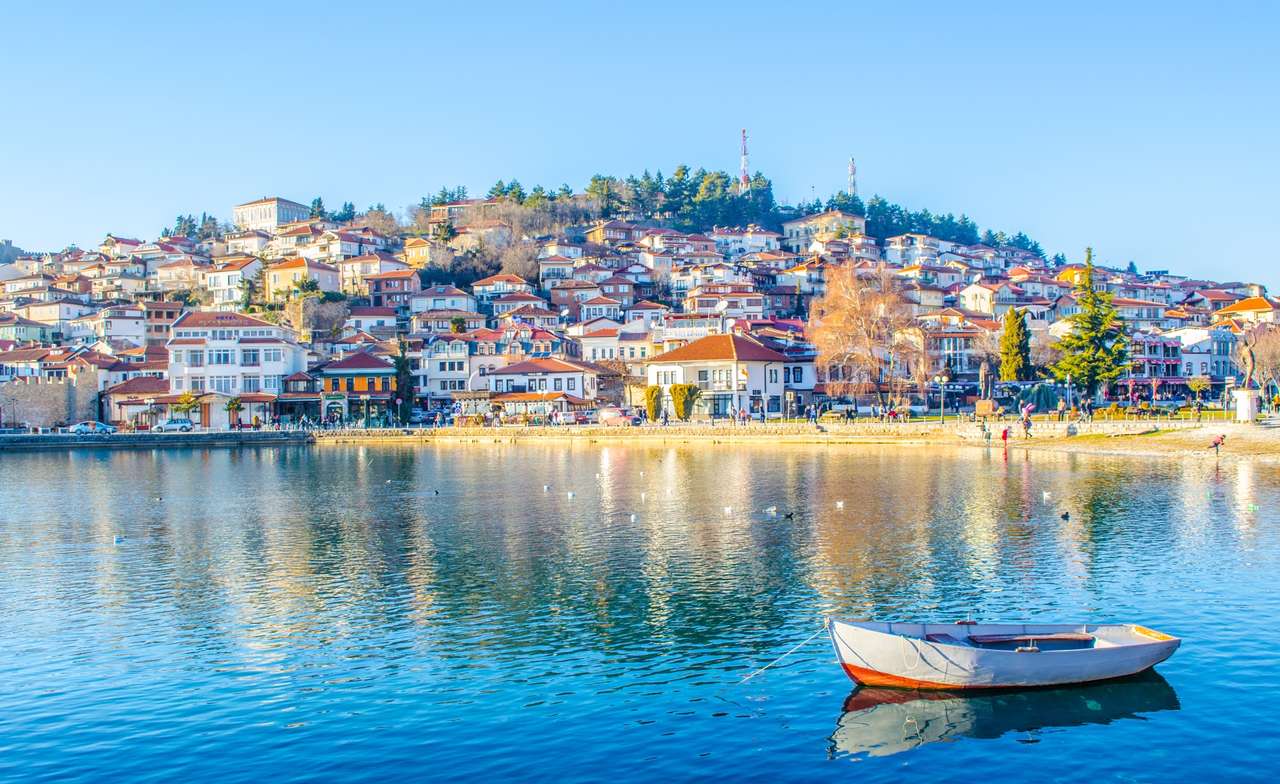 Cidade de Ohrid em Nordmasedonia quebra-cabeças online