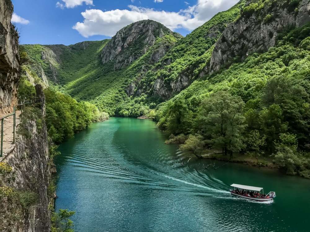 Matka Canyon in Nordmazedonien Puzzle