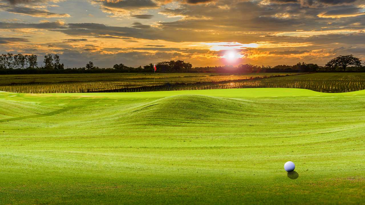 Golfbaan legpuzzel online
