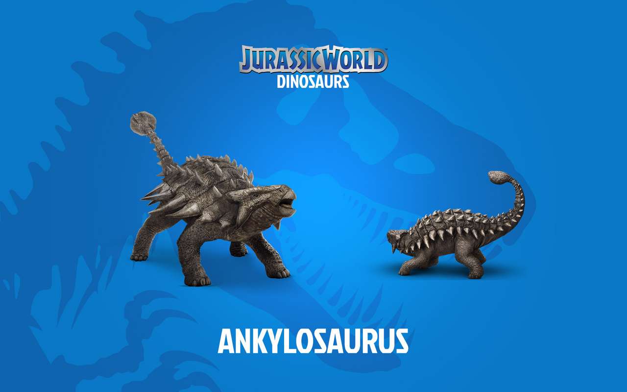 Ankylosaurus. Online-Puzzle