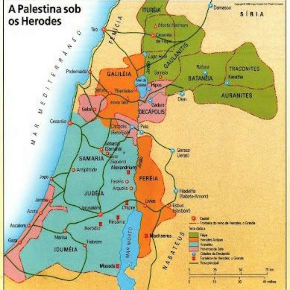 Gepac - Palestina op het moment van Jezus legpuzzel online