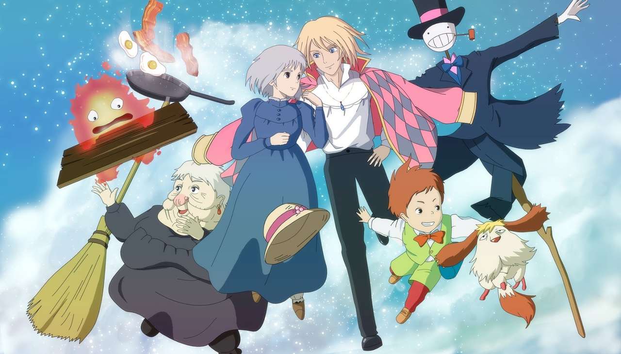 Четири Ghibli. онлайн пъзел