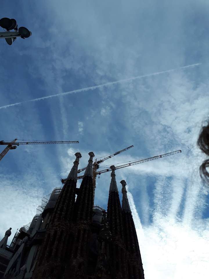 Sagrada Familia av Gaudí Barcelona pussel på nätet