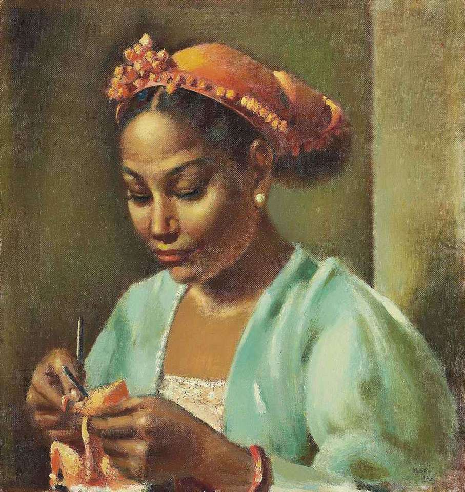 "Pletení" z Mahmoud Saïd (1897-1964) skládačky online