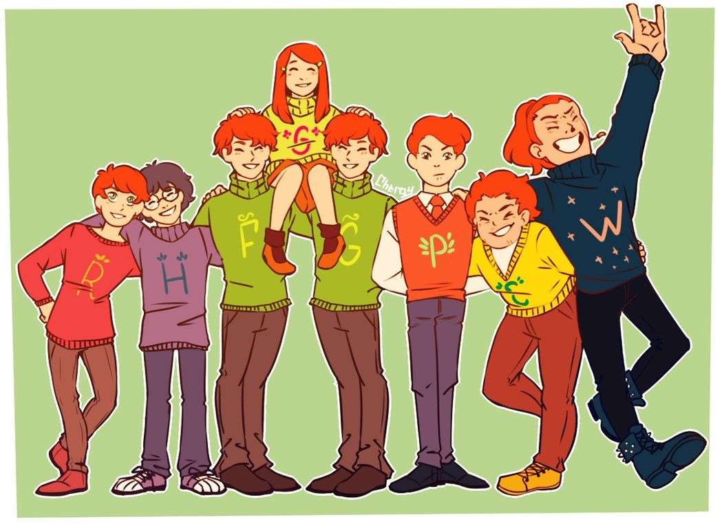 Fanart e Weasley. puzzle online