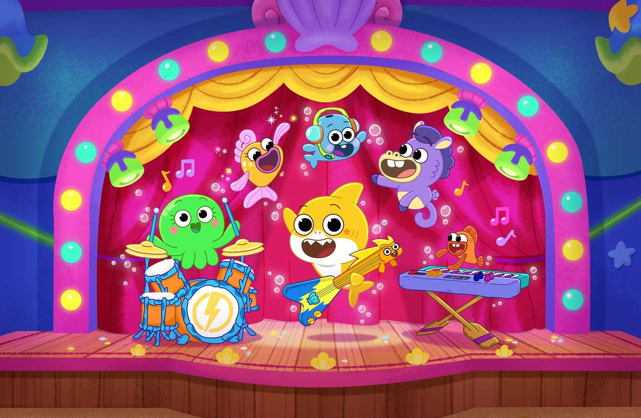 Baby Shark's big Band jigsaw puzzle online