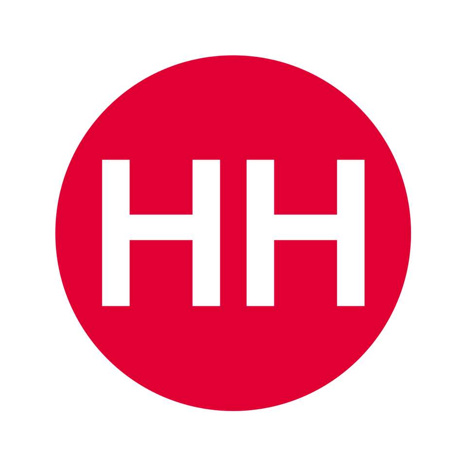 червоний логотип hh пазл онлайн