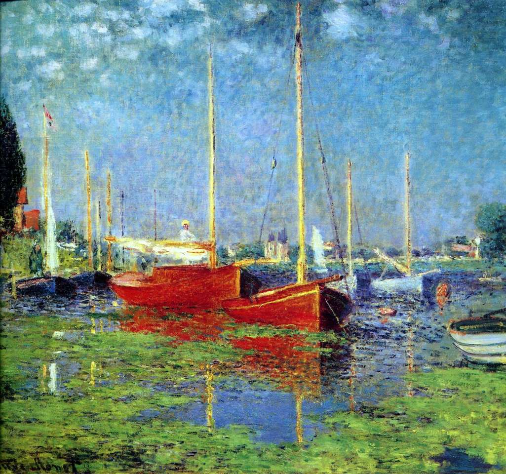 "Argenteuil" (1875) van Claude Monet legpuzzel online