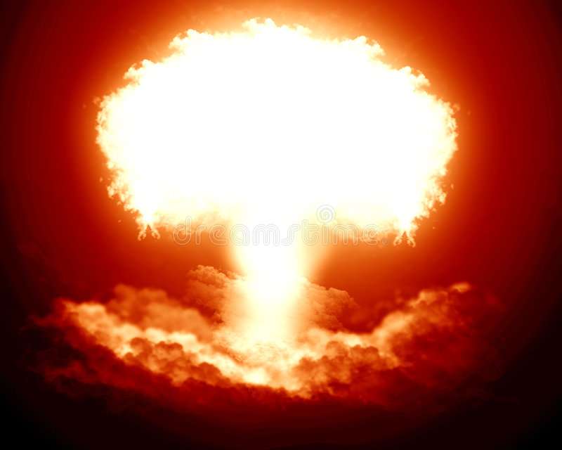 Експлозия на атомната бомба онлайн пъзел