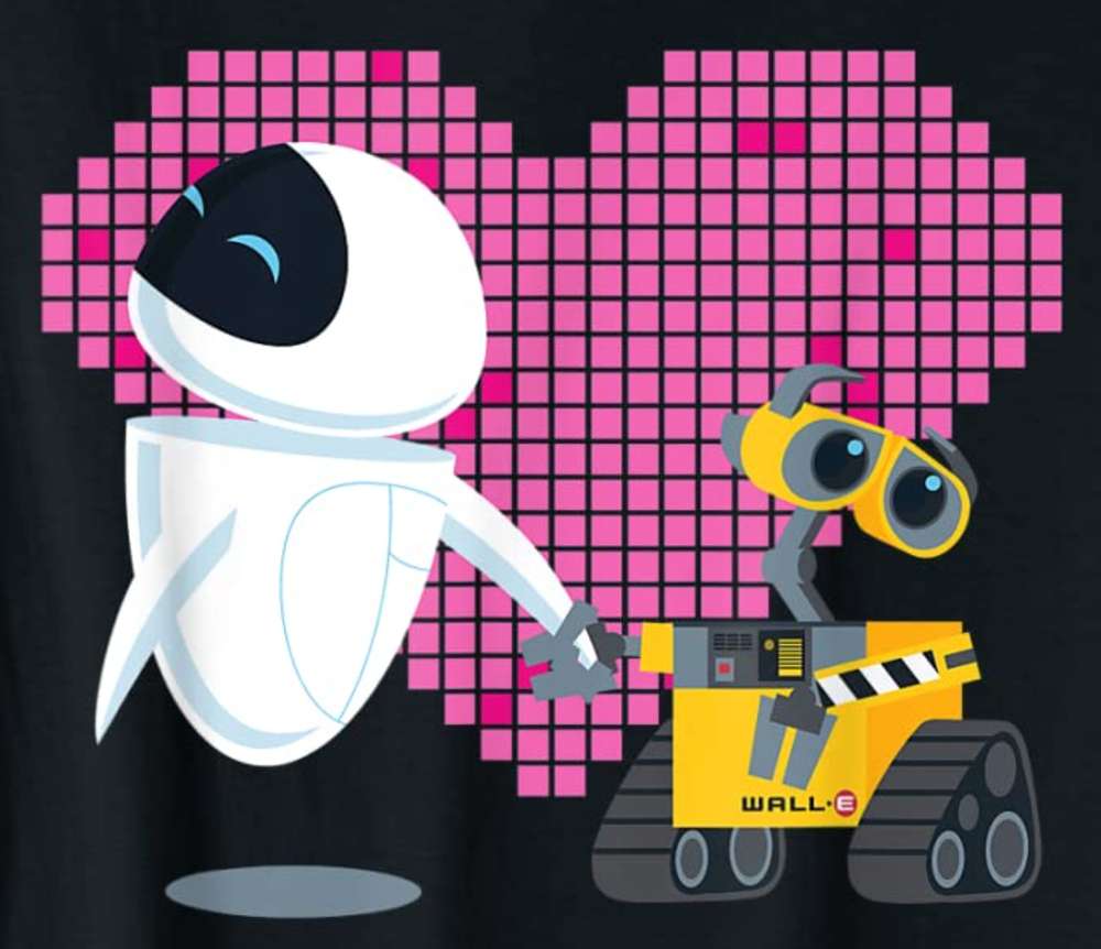 Happy Heart Wall-E und Eva Puzzlespiel online