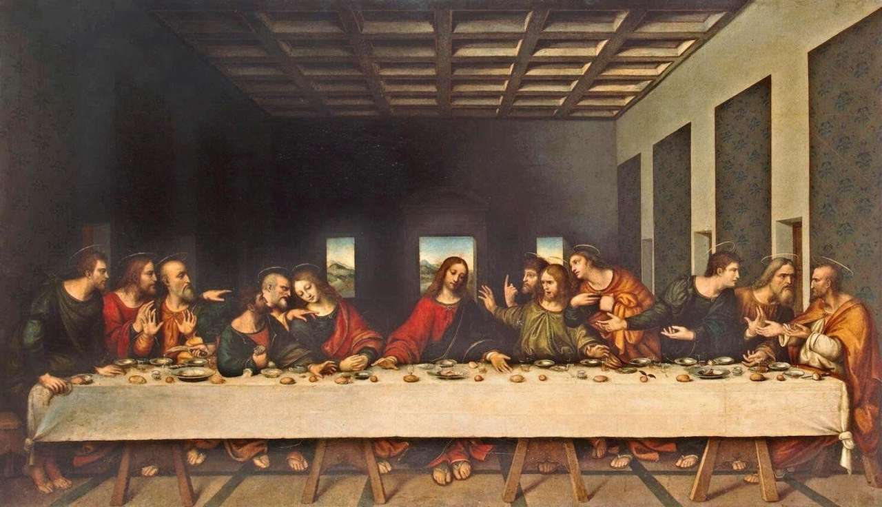 Last Supper da Vinci Online-Puzzle