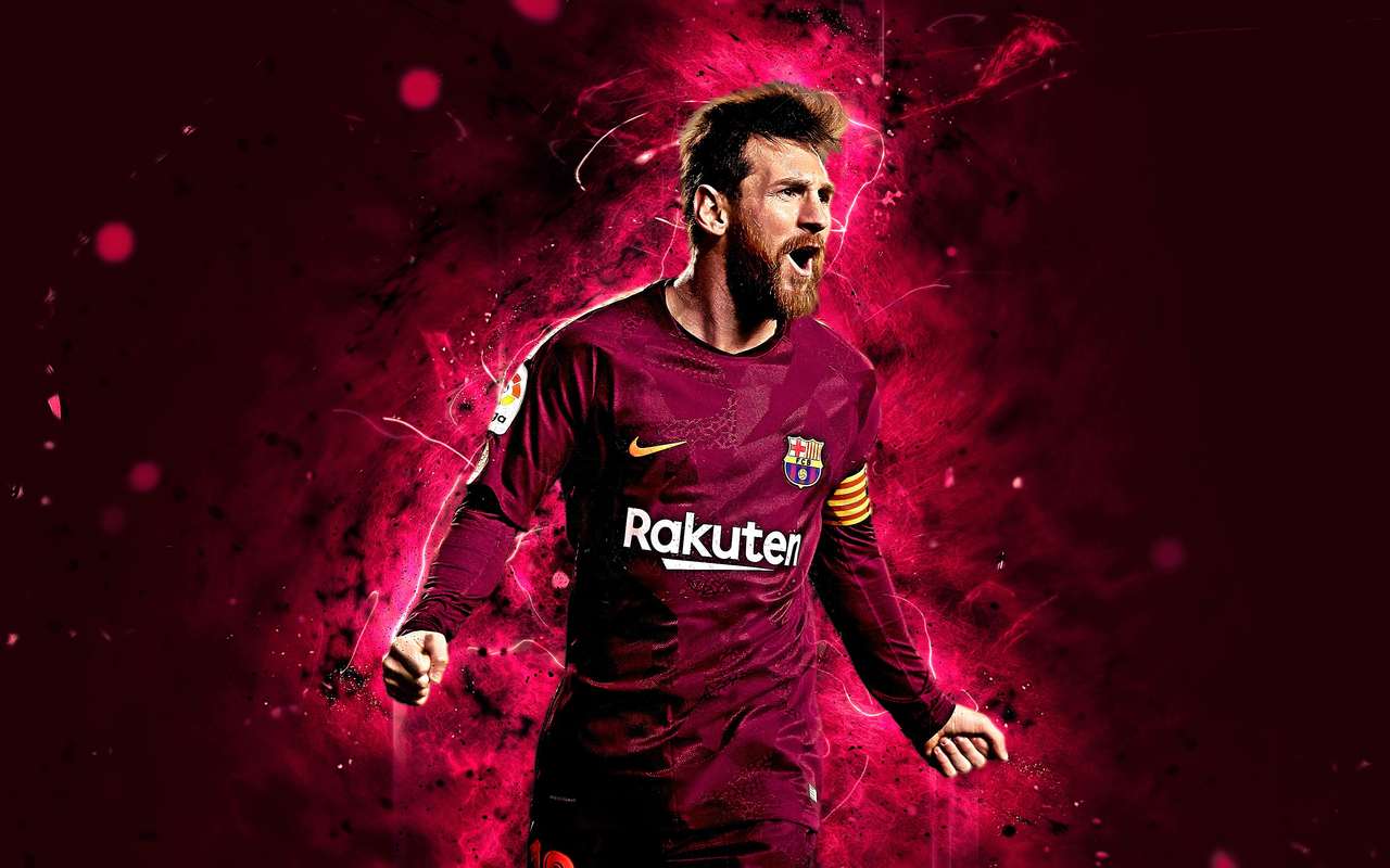 Messi in Barcelona. Online-Puzzle