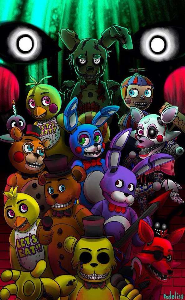 Fünf Nacht Freddy 2 Online-Puzzle