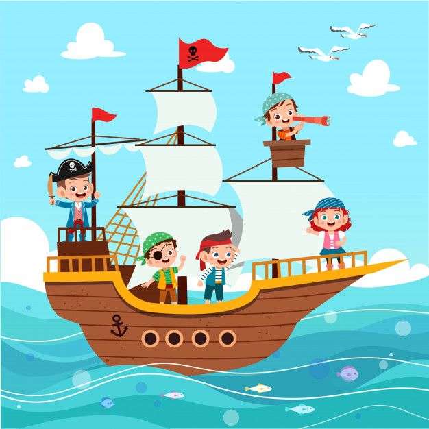 Barco pirata rompecabezas en línea