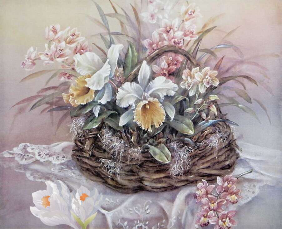 Bouquet di fiori romantici puzzle online