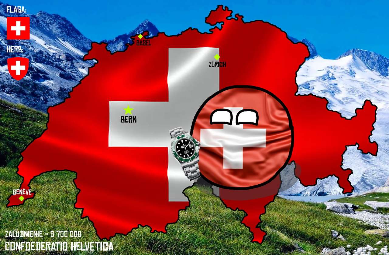 Switzerland Speedart пазл онлайн