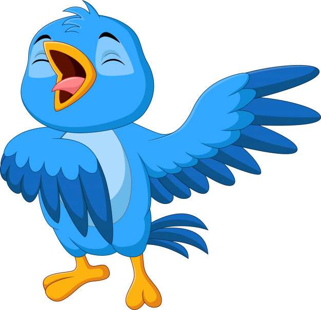 Pássaro azul quebra-cabeças online