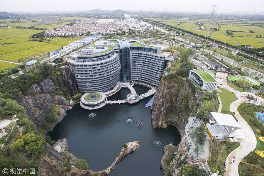 Een luxe hotel in China online puzzel