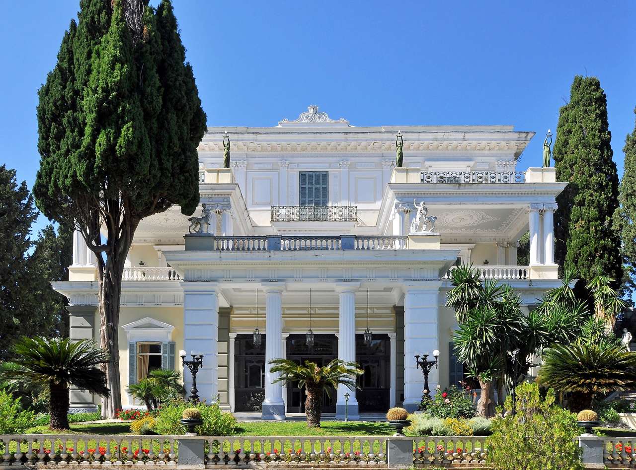 Achilleon Palace of Empress Sisi på Korfu Pussel online