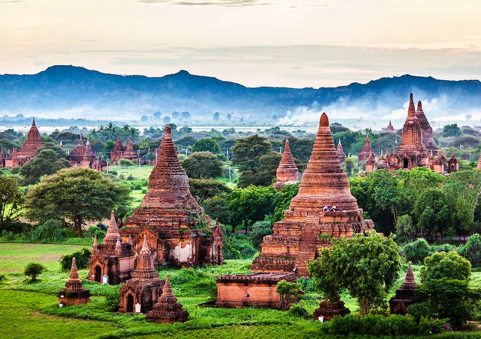 Vista fabulosa- Birmania rompecabezas en línea