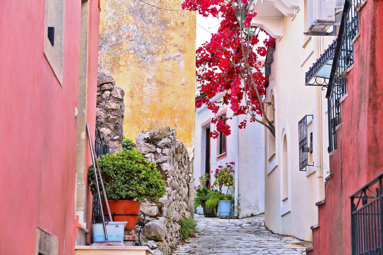 Korfu Stadt Altstadt Insel Korfu Online-Puzzle