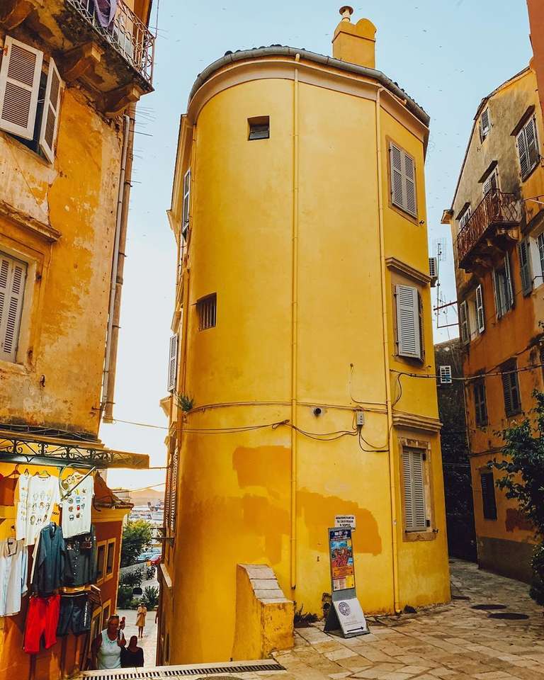Corfu City Old Town Island Corfu quebra-cabeças online