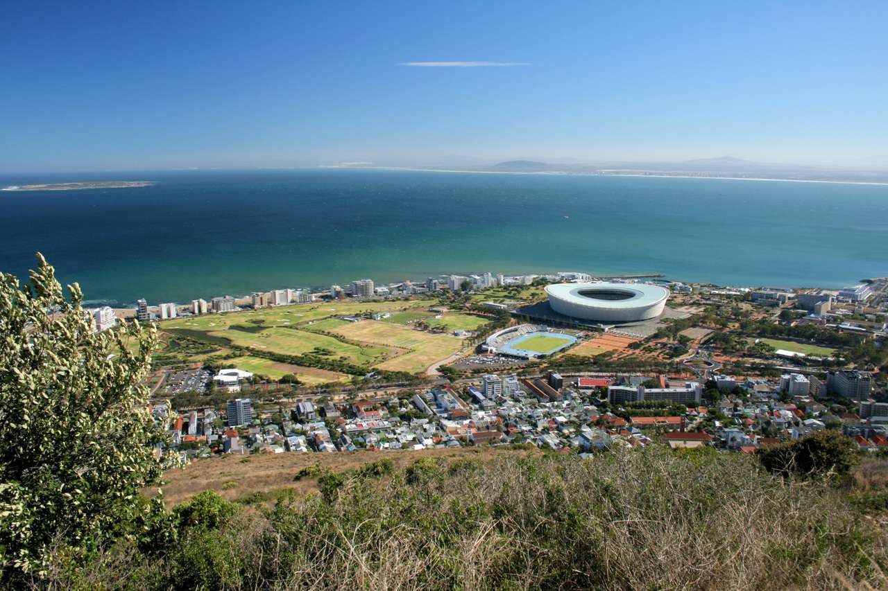 Vizualizarea orașului Cape Town. puzzle online