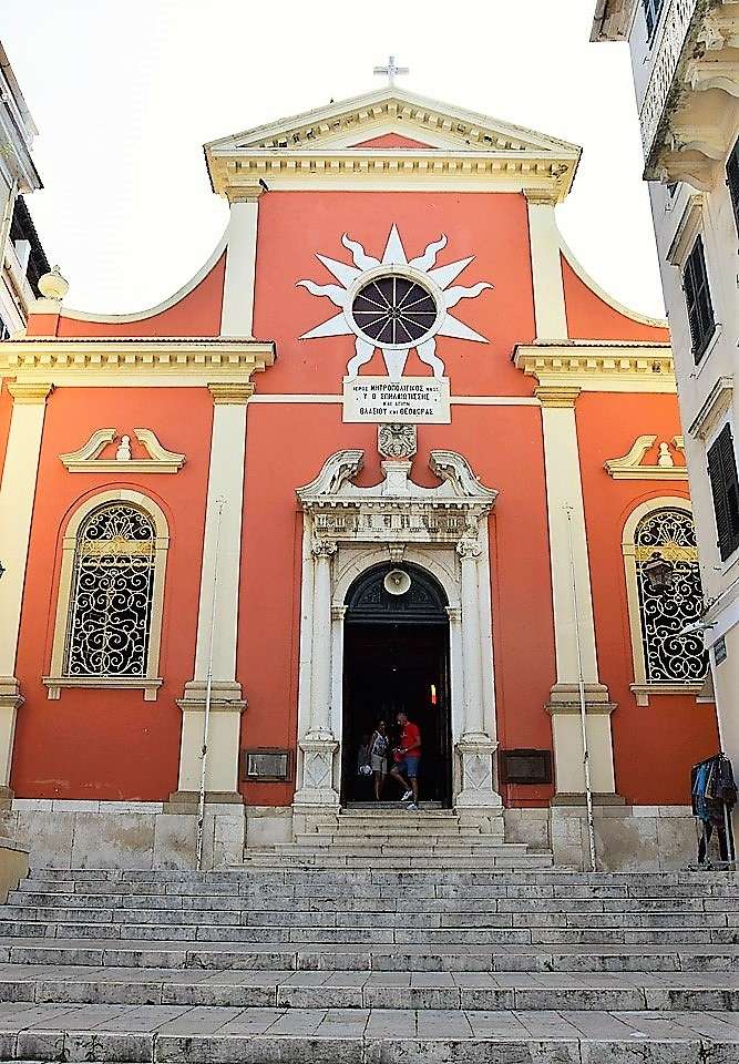 Catedral da cidade de Corfu Maria Spilistissa quebra-cabeças online