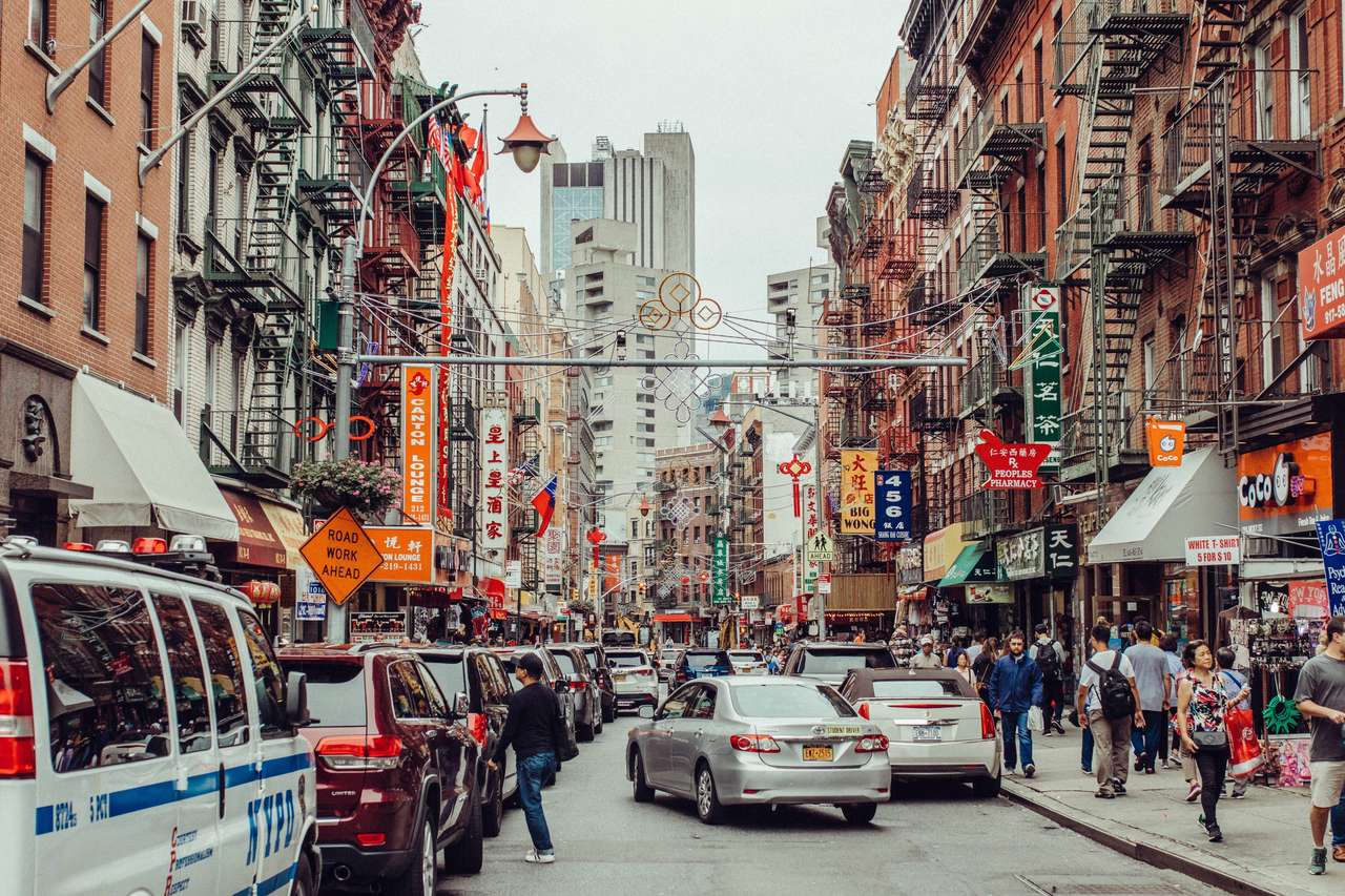 Čínská čtvrť - New York online puzzle