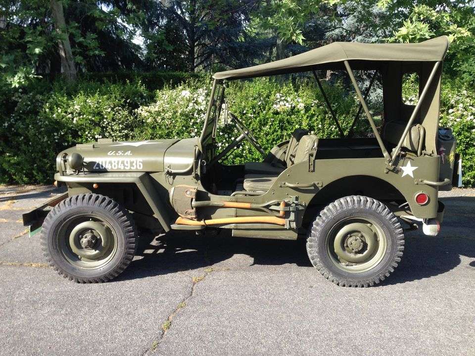 Jeep militar de Estados Unidos rompecabezas en línea
