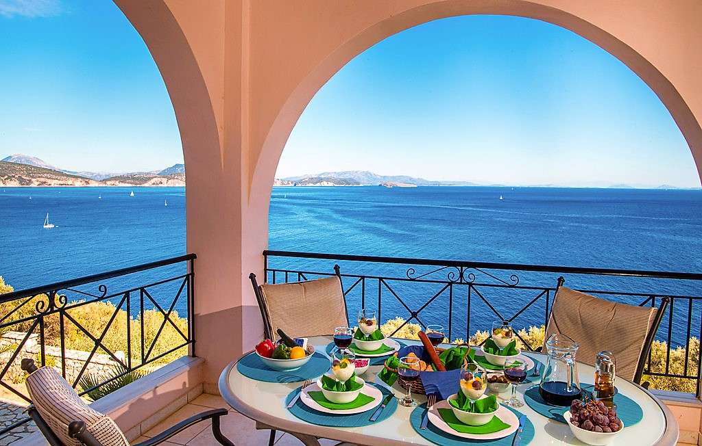 Sivota Casă de vacanță Lefkada Ionian Island puzzle online