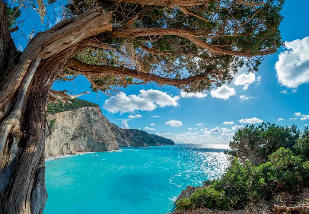 Karlitalia Küste Lefkada Ionische Insel Puzzlespiel online