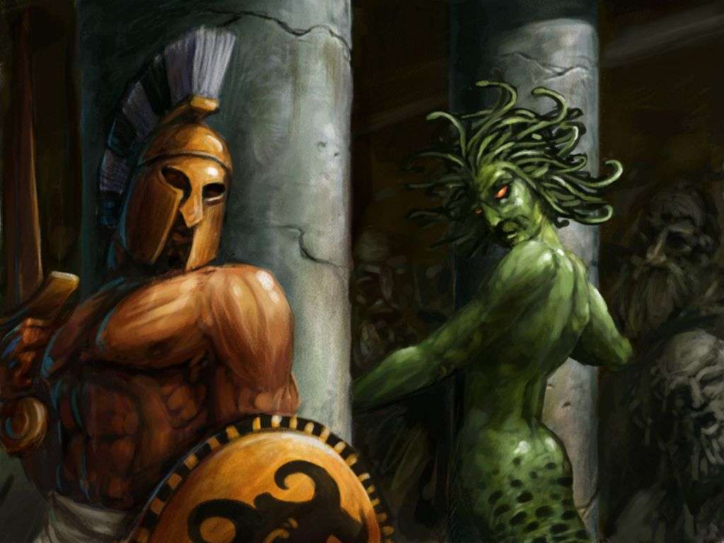 Perseu și Medusa puzzle online