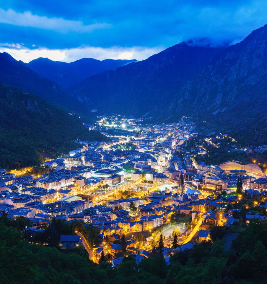Андора е микро-държава онлайн пъзел
