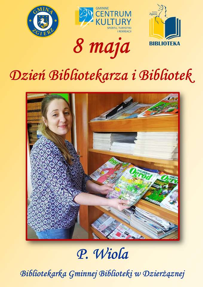 Május 8. - Könyvtáros és Könyvtári Nap online puzzle