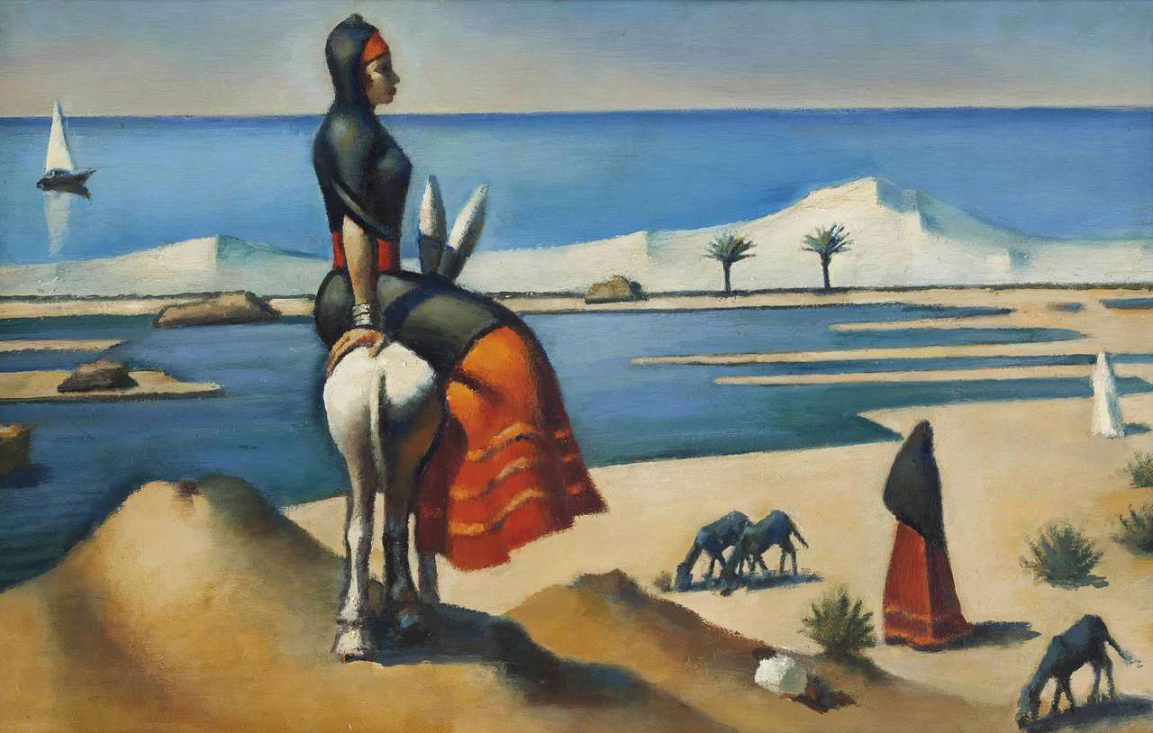 "Bergerere a alamein" от mahmoud saïd (1897-1964) онлайн пъзел
