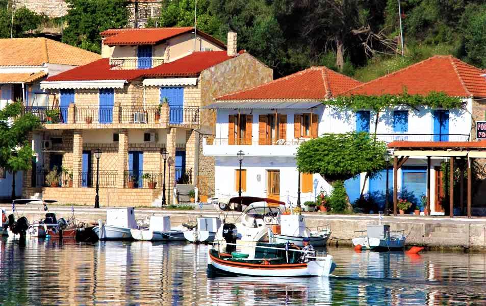 Kalamos Ionische Insel Griechenland Online-Puzzle