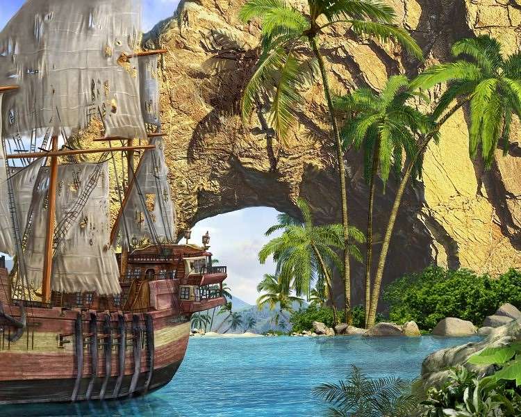 Navio pirata puzzle online