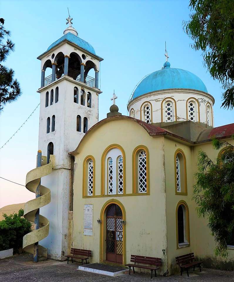 Isla de la Iglesia de Exogi Ithaca Isla Jónica rompecabezas en línea