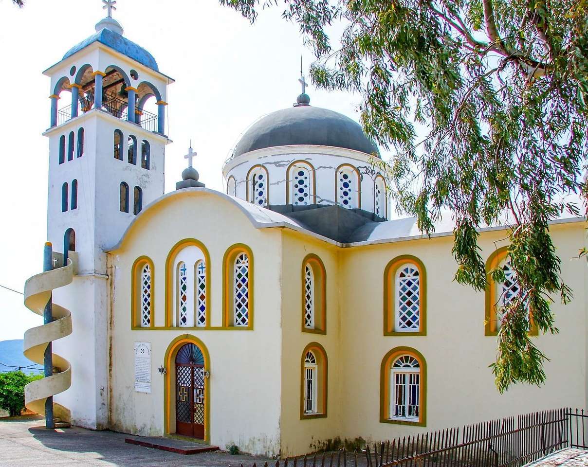 Isla de la Iglesia de Exogi Ithaca Isla Jónica rompecabezas en línea