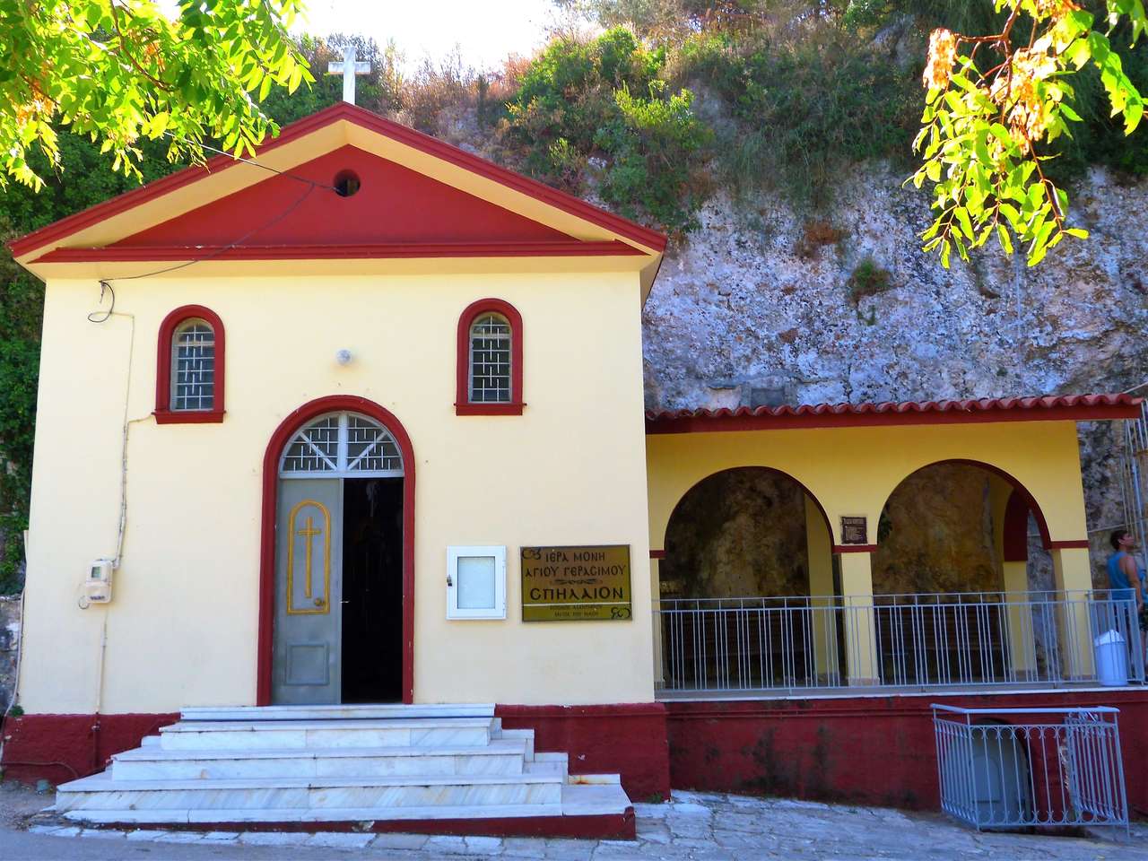 Klášter Saint Gerasimos Kefalonia Ionský ostrov skládačky online