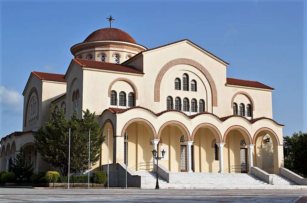 Манастир Свети Герасимос Кефалония Йонийски остров онлайн пъзел