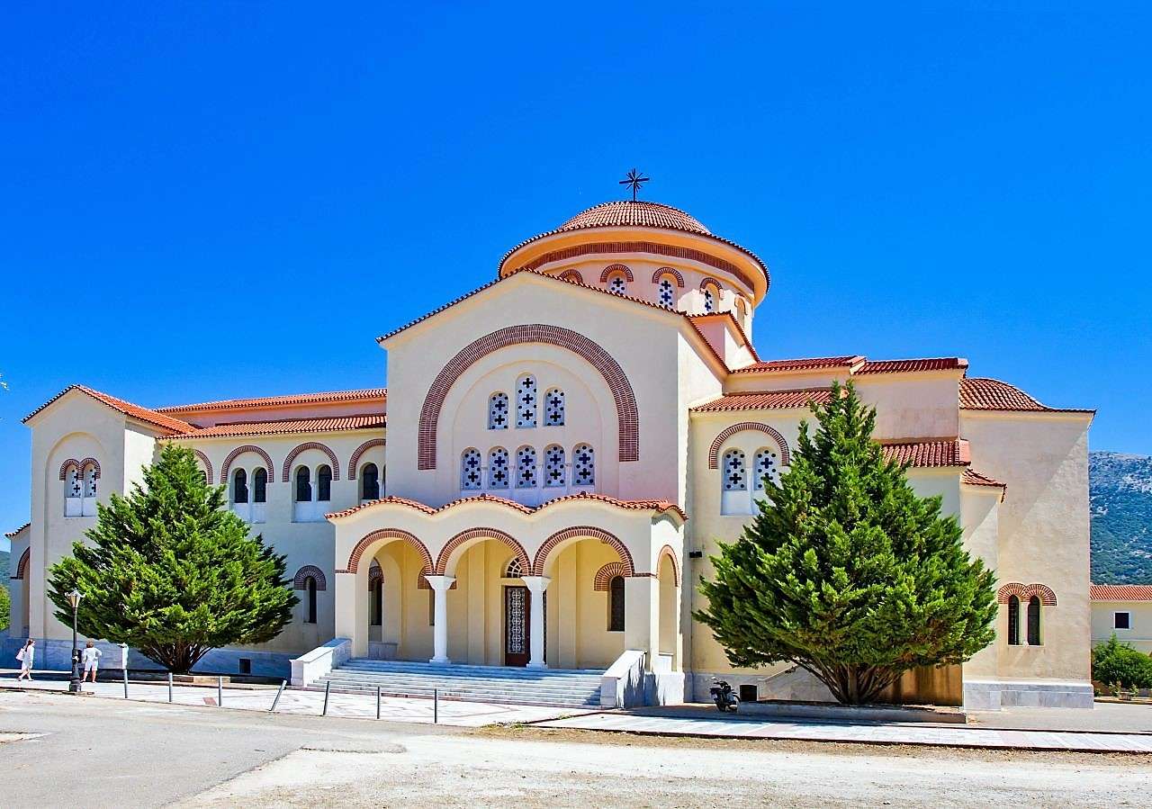 Монастырь Святого Герасима Кефалония Ионический остров пазл онлайн