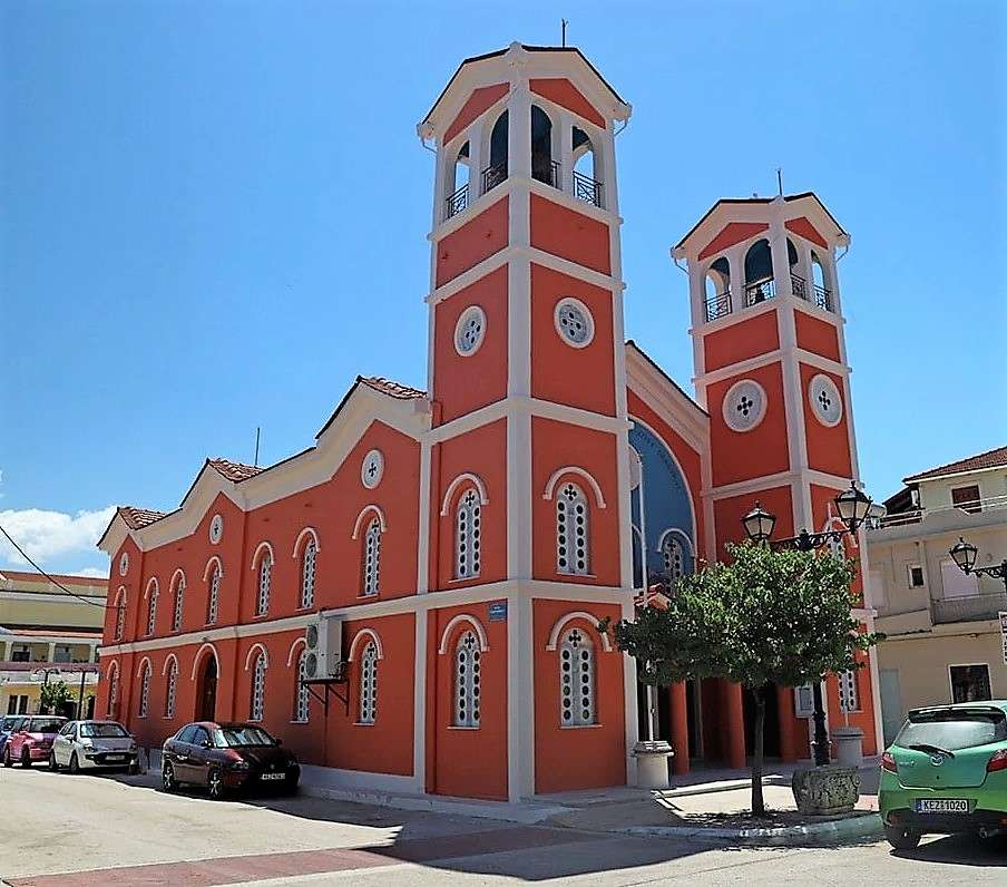 Церква Ліксурі Кефалонія Іонічний острів пазл онлайн
