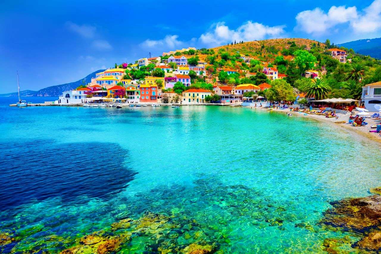 Kefalonia Joniska ön Grekland pussel på nätet