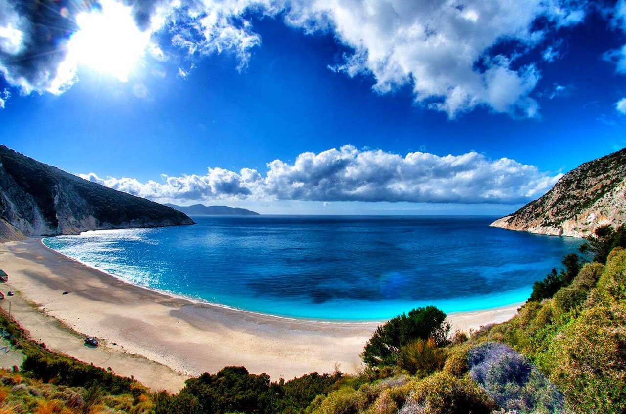 Кефалония Ионический остров Греция пазл онлайн