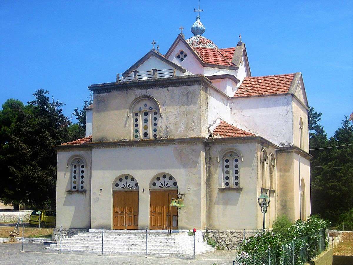 Iglesia Antipata Kefalonia Isla Jónica rompecabezas en línea