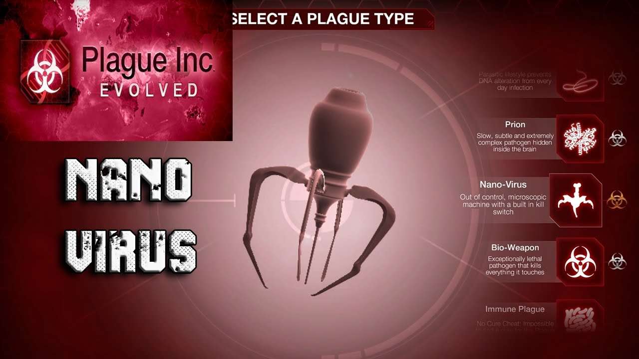 Plague inc NanoVirus пазл онлайн