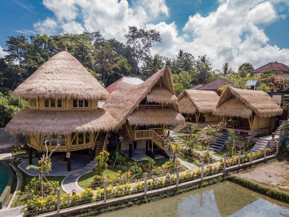 Maisons de bambou puzzle en ligne