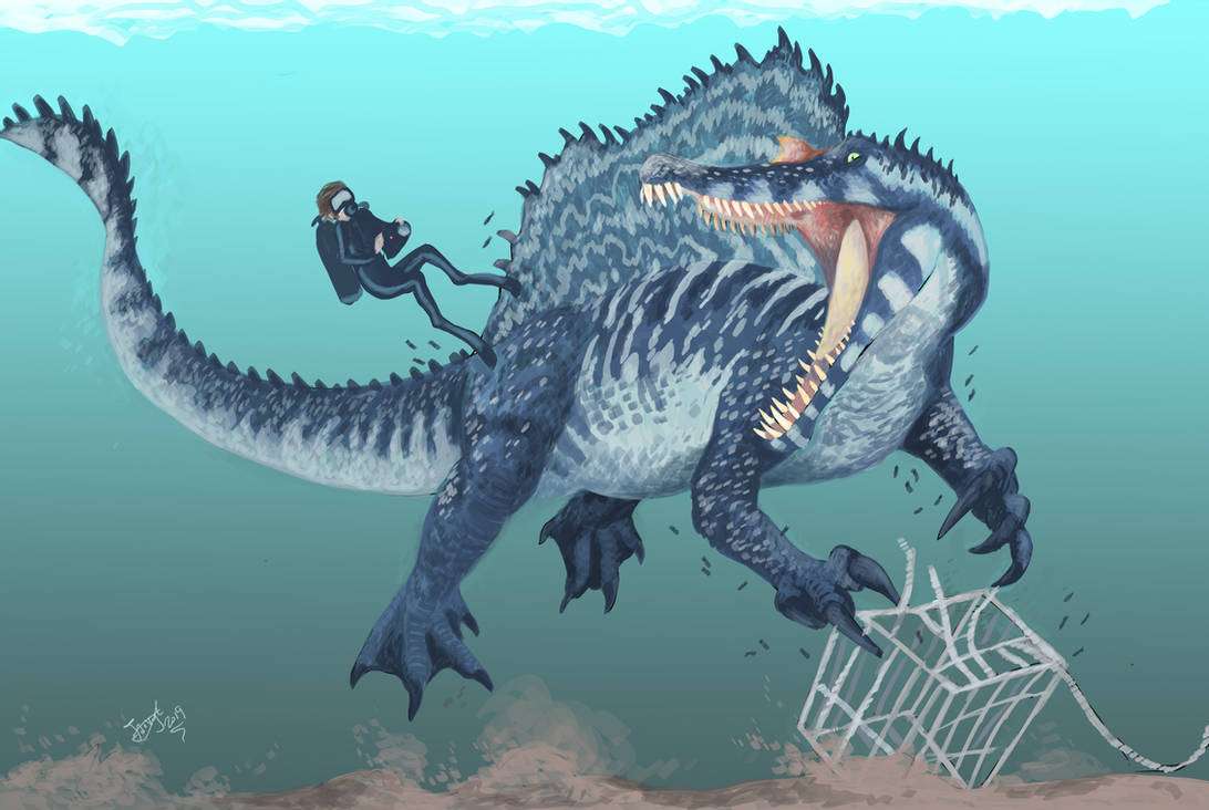 Спінозавр онлайн пазл